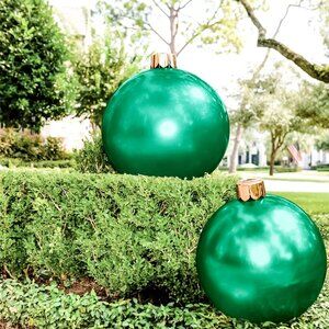 Holiball Inflatable Ornament 18 inch Green